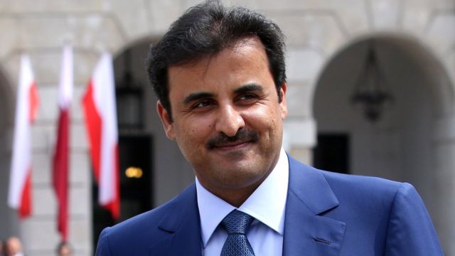 في حفل افتتاح كأس العالم..شاهد اول ظهور علني لزوجة أمير قطر الشيخة جواهر التي خطفت الأنظار بجمالها الخارق