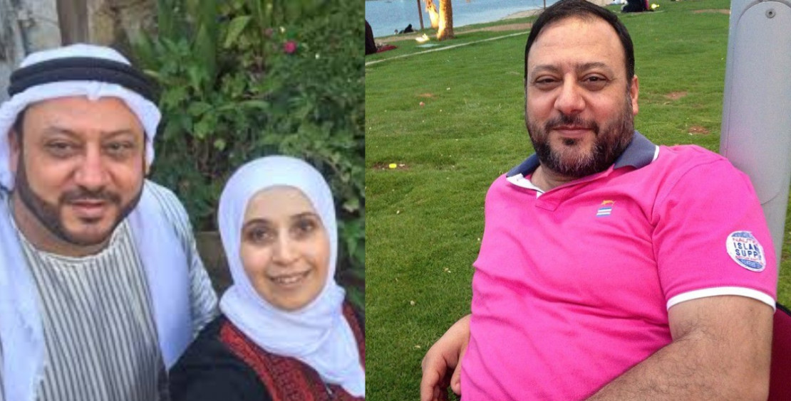 خالد مقداد و زوجته 