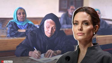 شاهد ..هل تذكرون الحاجة زبيدة؟ أنجلينا جولي تفخر بها بصورة على إنستغرام