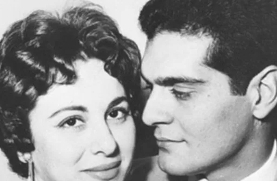 عمر الشريف وفاتن حمامة