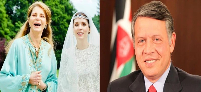 شاهد صورة نادرة من حفل زفاف شقيقة ملك الأردن عبدالله تشعل مواقع التواصل