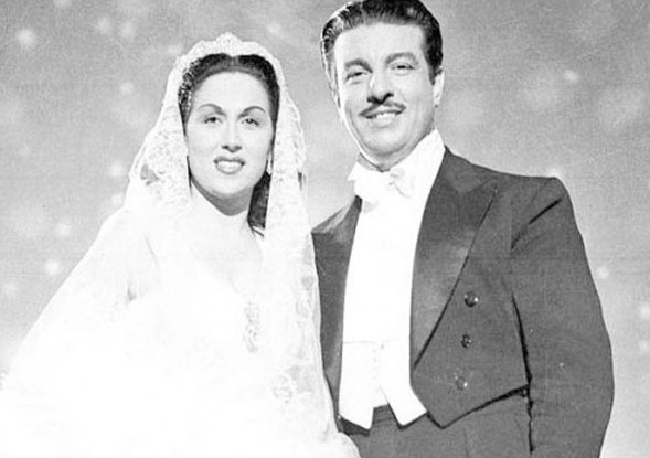 أنور وجدي وليلى مراد