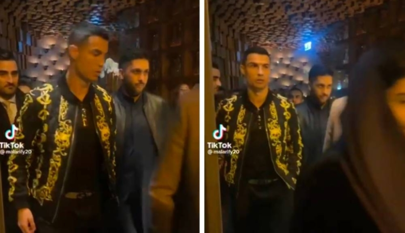 سيدة سعودية تفاجئ رونالدو بهذا الطلب داخل مطعم بالرياض لتكون ردة فعله بهذا الشكل!