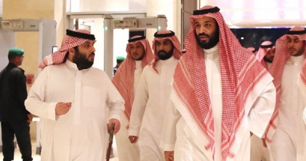 محمد بن سلمان وتركي آل الشيخ