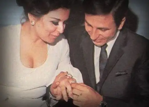 سعاد حسني وزوجها