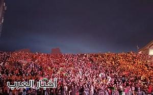 الاحتفال بالمنتخب الأردني