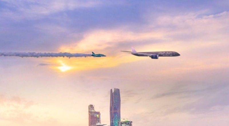حدث تاريخي تشهده سما المملكة العربية السعودية 
