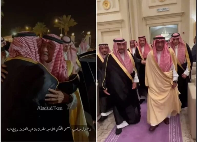 ظهور مفاجىء لولي العهد السعودي المعزول بحفل زفاف أمير بارز يشعل مواقع التواصل في السعودية 