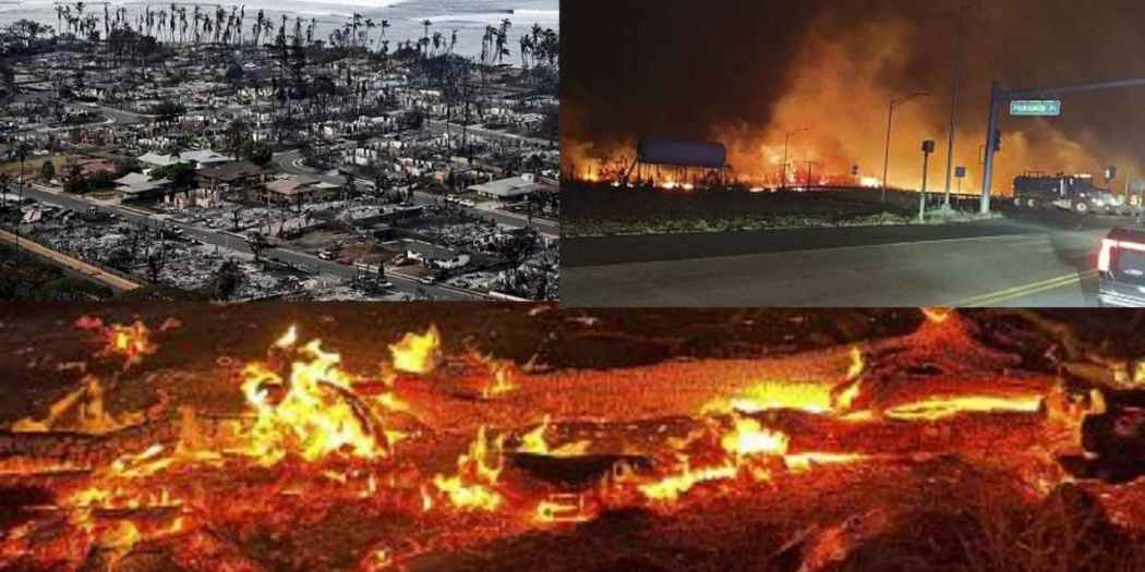 شاهد اعصار من النار يلتهم أجمل مدينة أمريكية في غمضة عين ( للكبار فقط )