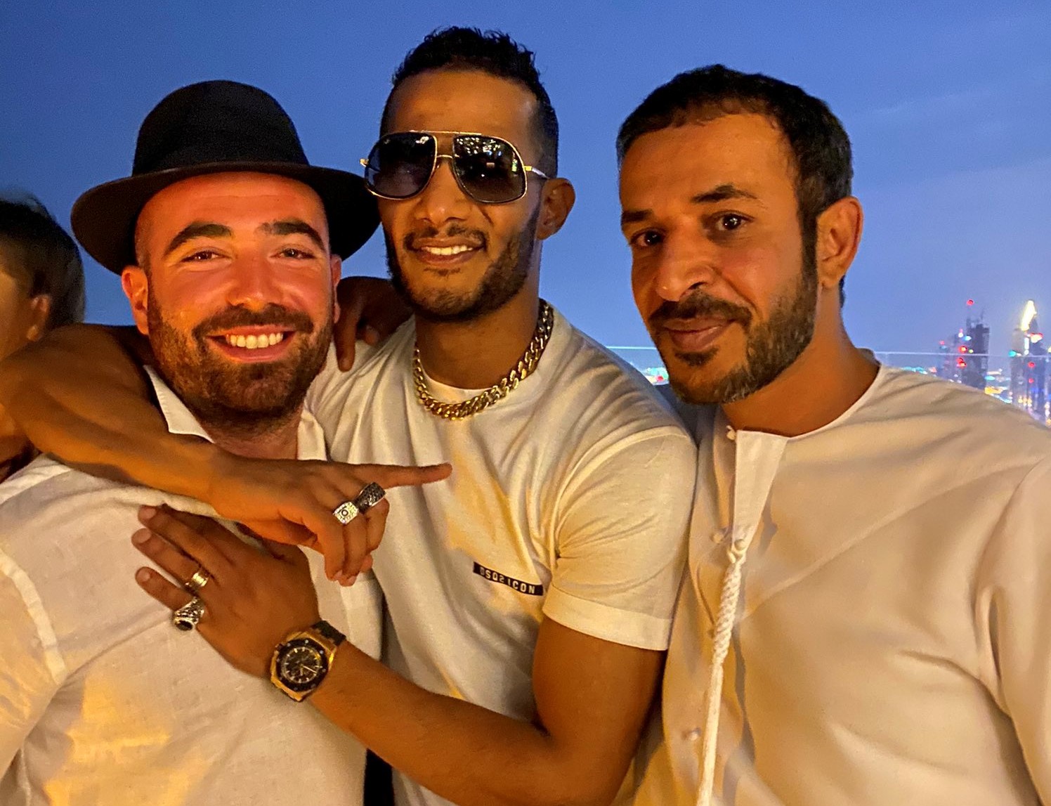 محمد رمضان مع مطرب اسرلئيلي