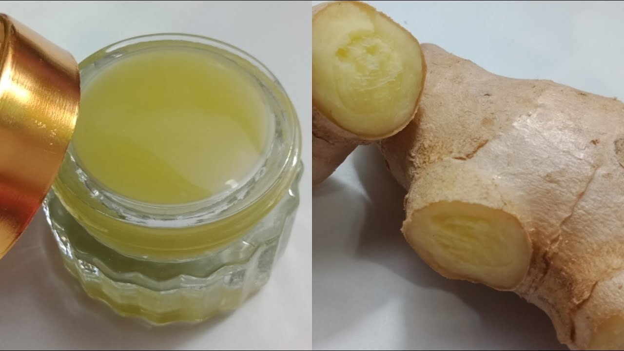 خلطة كريم الزنجبيل والفازلين