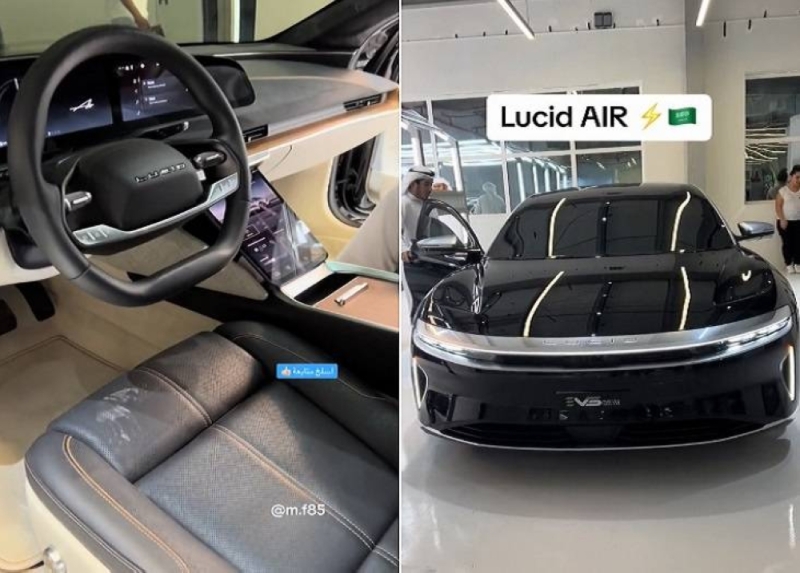 مختص سعودي يكشف عن مميزات السيارة الكهربائية  Lucid AIR 