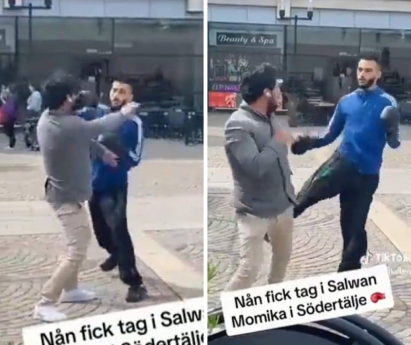 ماقام به صدم الجميع ..جل سويدي يثلج قلوب المسلمين ويفعل هذا الأمر ب حارق المصحف العراقي..شاهد