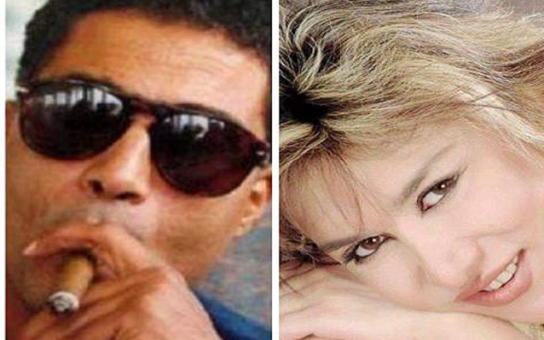 أحمد زكي وغادة الشمعة