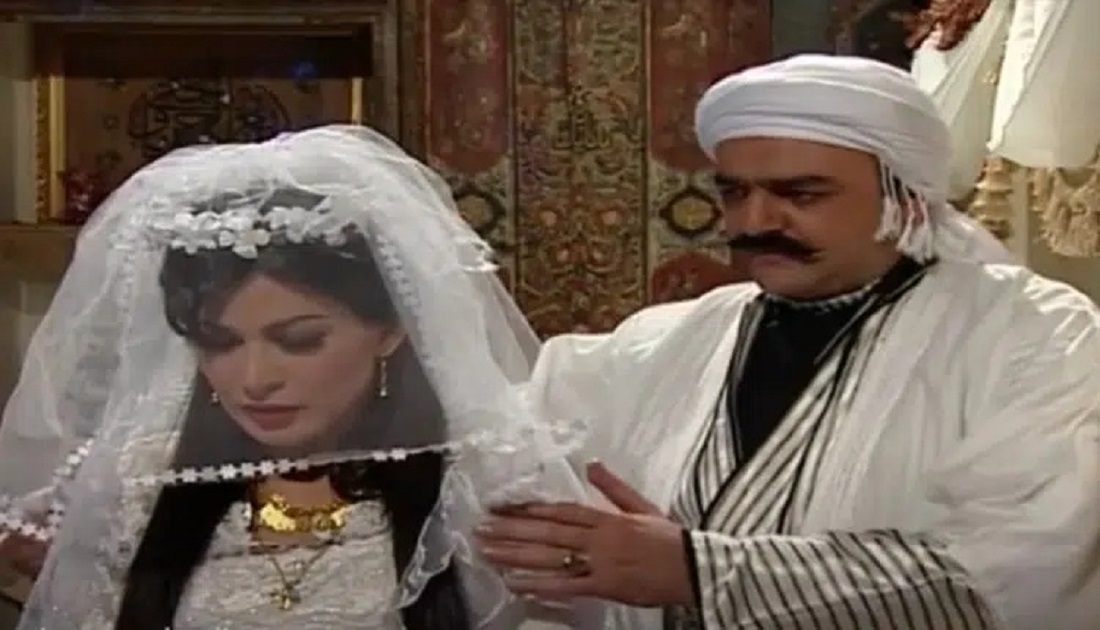 مشهد من مسلسل باب الحارة