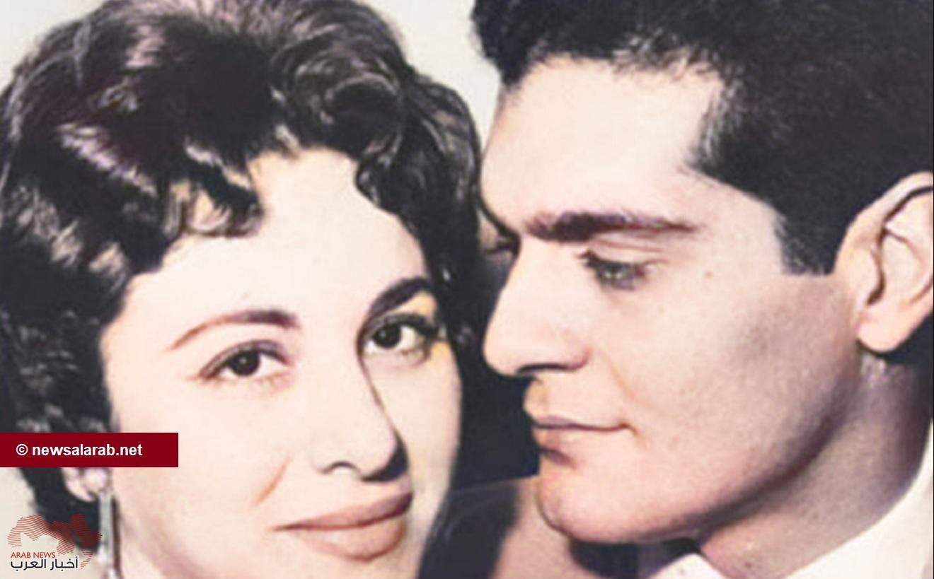عمر الشريف وفاتن حمامة