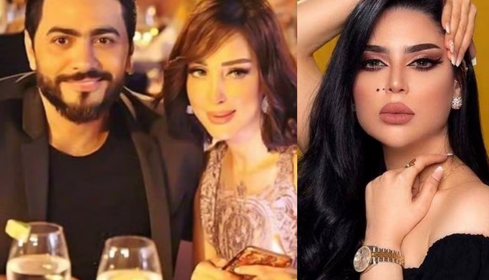 تامر حسني وبسمة وجليلة