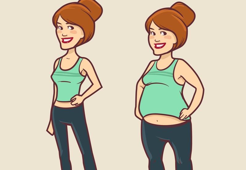 خسارة الوزن الزائد بدون ريجيم