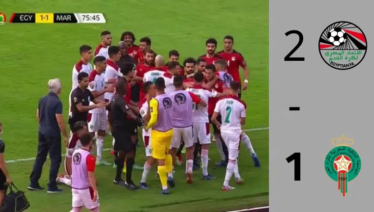 مباراة مصر والمغرب