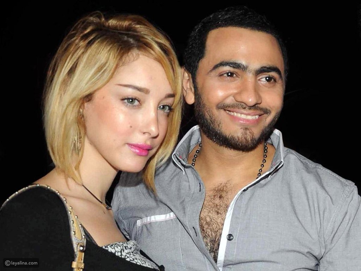 تامر حسني وبسمية بوسيل